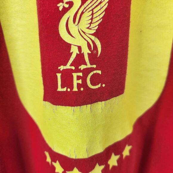 Liverpool FC Mens 6 Times Champions Of Europe Short Sleeve Tee Size Medium - Picture 5 of 6